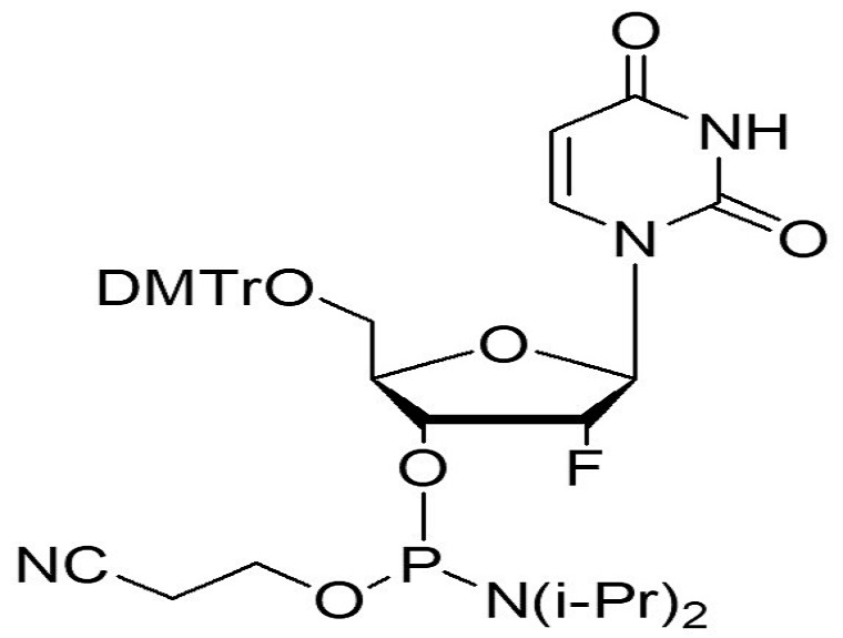 5'-ODMT-2’-Fluoro uridine amidite